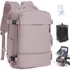SZLX Zaino Ryanair 40x30x20 Sottovuoto con pompa Zaino Ryanair 40x20x25 Sottovuoto Bagaglio a Mano 40x30x20 Wizzair Zaino da Viaggio 45x36x20 Easyjet Donna Zaino Casual Laptop 14 Pollici Impermeabile