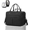 WEPLAN Borsone da Viaggio Donna Borsa Bagaglio a Mano 40x30x20 Ryanair | Borsa da Viaggio con Spazio Espandibile Borsa Parto Ospedale Mamma Borsa da Cabina Weekend Borsone Palestra,D02-Nero