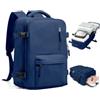 SZLX Zaino 40x30x20 Ryanair Bagaglio a Mano Zaino da Viaggio 40x30x20 Wizzair Donna, Borse da Cabina per Easyjet Borsa da Viaggio Impermeabile Casual Daypack Adatto a PC da 14 Pollici