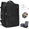 BJLFS Zaino da Viaggio Ryanair 40x30x20 Sottovuoto Bagaglio a mano 40x30x20 Wizzair,Borsa da viaggio Donna impermeabile Borsa da Cabina per Easyjet 45x36x20 Zaino Airbag Sottovuoto con pompa