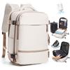 SZLX Zaino Ryanair 40x30x20 Sottovuoto con pompa Zaino da Viaggio 40x30x20 Sottovuoto Bagaglio a Mano Wizzair Donna Borse da Cabina per Easyjet Uomo per Laptop 14 Pollici Impermeabile