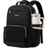 LOVEVOOK Zaino per donne con grande capacità, ideale per laptop da 15,6 pollici. Perfetto per viaggio, lavoro, affari, college e insegnanti grazie alla sua impermeabilità.