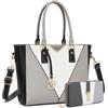 Miss Lulu Borsa Tote Donna Elegante, Borsa Tracolla Donna Grande, Borse a Mano Spalla Con Tracolla Regolabile, Impermeabile