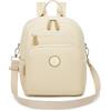 Miss Lulu Borsa Zaino Donna Leggero, Zainetto Antifurto Impermeabile 8 Tasche, Zaini Casual Tracolla Regolabile a Singola/Doppia Spalla, per Viaggio, Scuola, Lavoro, Shopping e Università