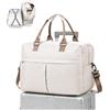 WEPLAN Borsone da Viaggio Donna Borsa Bagaglio a Mano 40x30x20 Ryanair | Borsa da Viaggio con Spazio Espandibile Borsa Parto Ospedale Mamma Borsa da Cabina Weekend Borsone Palestra,D01-Beige Marrone