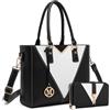 Miss Lulu Borsa Tote Donna Elegante, Borsa Tracolla Donna Grande, Borse a Mano Spalla Con Tracolla Regolabile, Impermeabile