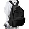 HYC00 Zaino Scuola Superiore Ragazza Zaini da Scuola Media Ragazzo Zainetto | Zaini Scolastici Leggero Zaino Università Donna Antifurto Impermeabile Zaino Porta PC Uomo School Bag for Girls,C-Nero