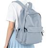 HYC00 Zaino Scuola Superiore Ragazza Zaini da Scuola Media Ragazzo Zainetto | Zaini Scolastici Leggero Zaino Università Donna Antifurto Impermeabile Zaino Porta PC Uomo School Backpack for Girls,A-Blu