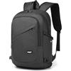 KONO Zaino Porta PC 17,3 Pollici, Zaino da Lavoro Uomo Grande e Antifurto | Leggero con Porta USB, Zaino PC Impermeabile per Università, Zaino da Viaggio e Scuola per Adolescenti, Studenti e Lavoratori
