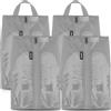 Prezon Borsa per Scarpe da Viaggio, in rete TPU impermeabile, robusta chiusura lampo YKK, resistente allo sporco, organizer per scarpe con cerniera per il viaggio o la conservazione a casa