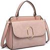 Miss Lulu Borsa a tracolla da donna, in pelle scamosciata, per lavoro, shopping, viaggi, pelle sintetica