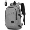 KONO Zaino Porta PC 15.6/17.3 Pollici con Porta USB, Zaino da Lavoro Uomo Impermeabile per Università Viaggi Aereo, Design Elegante