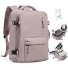 SZLX Zaino Sottovuoto Ryanair 40x30x20 Zaino da Viaggio 40x30x20 Wizzair | Bagaglio a Mano 40x30x20 Donna Uomo Borse da Cabina per Ryanair Easyjet Adatto a PC da 14 Pollici con USB e scomparto scarpe