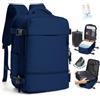 SZLX Zaino Ryanair 40x30x20 Sottovuoto con pompa Zaino da Viaggio 40x30x20 Sottovuoto Bagaglio a Mano Wizzair Donna Borse da Cabina per Easyjet Uomo per Laptop 14 Pollici Impermeabile