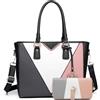 Miss Lulu Borsa Tote Donna Elegante, Borsa Tracolla Donna Grande, Borse a Mano Spalla Con Tracolla Regolabile, Impermeabile