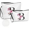 DBPBToU PU Pelle Beauty Case Donna Pochette Donna (B) | Regalo Donna Compleanno, Regalo Donna Personalizzata