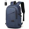 KONO Zaino Porta PC 15,6 Pollici, Zaino da Lavoro Uomo con Lucchetto | Leggero con Porta USB, Zaino PC Impermeabile per Università, Zaino da Viaggio e Scuola per Adolescenti, Studenti e Lavoratori