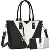 Miss Lulu Borsa Tote Donna Elegante, Borsa Tracolla Donna Grande, Borse a Mano Spalla Con Tracolla Regolabile, Impermeabile