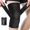 Lexniush Ginocchiera Ortopedica per Uomo/Donne, Tutore Ginocchio a Compressione Ginocchiere Palestra, Fascia Ginocchio Ortopedica per Artrosi Ginocchio, Menisco lesionato, Sportiva, Palestra, Corsa, XXL