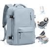 SZLX Zaino Sottovuoto Ryanair 40x30x20 Zaino da Viaggio 40x30x20 Wizzair | Bagaglio a Mano 40x30x20 Donna Uomo Borse da Cabina per Ryanair Easyjet Adatto a PC da 14 Pollici con USB e scomparto scarpe