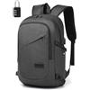 KONO Zaino Porta PC 15,6 Pollici, Zaino da Lavoro Uomo con Lucchetto | Leggero con Porta USB, Zaino PC Impermeabile per Università, Zaino da Viaggio e Scuola per Adolescenti, Studenti e Lavoratori