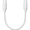 RAVIAD Cavo USB C USB C 100W [50CM]Cavo USB Type-C PD3.0 5A Ricarica Rapida | QC3.0 Nylon Cavo Tipo C Caricabatterie Cellulare per iPhone 16 15 Pro Max Samsung S24 Ultra iPad Pro MacBook Pixel 7 Pro