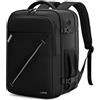 Lekesky Zaino Ryanair 40x30x20 Espandibile 24-30L da Viaggio | Tasca umida e scomparto PC 15", Bagaglio a mano 40x30x20 Ryanair/EasyJet, Idrorepellente, tasche interne, per uomo e donna