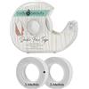 BODY&BEAUTY Pack 2 Rotoli + Dispenser Nastro Adesivo per Vestiti, Nastro Biadesivo, Adesivo per Scollature, Adesivo a Doppia Fascia (Dispenser + 2 Rotoli, Trasparente)
