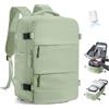 SZLX Zaino Ryanair 40x30x20 Sottovuoto con pompa Zaino da Viaggio 40x30x20 Ryanair Wizzair Bagaglio a Mano 40x20x25 Donna da impermeabile Zaino Casual Laptop da 14 Pollici con Scomparto per Scarpe