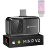 HIKMICRO Termocamera Mini2 V2, iOS/Android, IR 256x192, Senza Accessori | 512x384 SuperIR, USB-C, 25Hz, Telefono/Tablet/PC, Strumenti per Casa, HVAC ed Elettrici