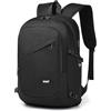 KONO Zaino Porta PC 17,3 Pollici, Zaino da Lavoro Uomo Grande e Antifurto | Leggero con Porta USB, Zaino PC Impermeabile per Università, Zaino da Viaggio e Scuola per Adolescenti, Studenti e Lavoratori