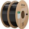 eSUN PLA Lite Filamento 1,75 mm, filamento modificato PLA 2kg Nero | Precisione dimensionale +/- 0,03 mm. Stampa fluida e veloce senza intasamenti. Materiale premium per stampanti 3D FDM.