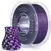 ELEGOO Seta PLA Filamento Stampante 3D 1,75mm Due Colori Nero Viola 1KG | Silk PLA, Precisione dimensionale +/- 0,02mm Adatto alla maggior parte delle Stampanti 3D FDM