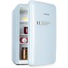 KLARSTEIN Audrey Mini - piccolo frigorifero, mini bar compatto, a libera installazione, raffreddamento a compressione, capacità: 70 litri, raffreddamento: 0-10 °C, blu
