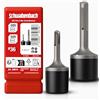 SCHWABENBACH® Martello in Gomma 35 mm con Adattatore SDS Plus & SDS Max | Accessorio per Martello Perforatore - Ideale per Piastrelle, Tubi e Radiatori