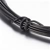 Perlin Filo di alluminio, 1 mm, 12 m, nero, per gioielli, fai da te, per modellare, per gioielli fai da te, floristica