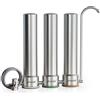 Frizzlife TS99-S Countertop Wasserfilter, Edelstahl der Güteklasse 9, 0,5 Mikron NSF-zertifiziertes Element, reduziert Blei, Chlor, Schwermetalle, Kalk und Kalziumkarbonat um 99,99%
