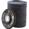 Merryland 20 Pz Grana 80 Dischi Lamellari 115 mm T29 Dischi Abrasivi | 115mm Smerigliatrice Angolare, Disco Lamellare, Corindone Zirconio Blu Acciaio INOX, Craft-Line FC1107414-20