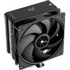 Thermalright TR - Assassin X 120R Digital Black CPU Cooler Air con 4 x 6 mm Heatpipes, copertura superiore del display digitale, dissipatore per CPU, ventola PWM, 151 mm di altezza