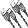 RAVIAD Cavo USB Type-C [2Pezzi, 3m] Cavo USB C Ricarica Rapida 3A QC 3.0 | Nylon Intrecciato Cavo Ricarica USB C per Samsung Galaxy S25/ S24/ S23/ S22, iPhone 17 16 15 Pro Max Plus, P60 P50, Pixel