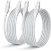 RAVIAD Cavo USB C a Lightning [3M 2Pezzi] Certificato MFi Cavo iPhone USB | Tipo C in Nylon Carica Rapida Caricatore per iPhone 14/13/13 Pro/13 Pro Max/12 Mini/11Pro/11 ProMax/11/SE2020/XR/XS/X/8/8Plus