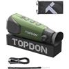 TOPDON Monocular termico TS004, 320x240 TISR risoluzione IR, 11H batteria | 13mm Obiettivo, 50Hz, 32GB, 8X Zoom, WiFi termocamera per esplorazione all'aperto, osservazione della fauna selvatica, caccia