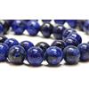 Perlin Filo di perle di diaspro semipreziose per gioielli, collane e bracciali, 8 mm, rotonde, 45 pezzi (blu)