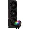 Thermalright TR Hyper Vision 360 UB ARGB Nero AIO CPU Refrigeratore Liquido per AM5/Intel LGA1851/1700, Schermo LCD assorbente magnetico da 3,95 pollici con risoluzione di 480 x 480 per immagini