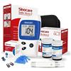 Sinocare Accu2 Misuratore Glicemia Glucometro, 50 Strisce + 50 Lancette | Monitoraggio Quotidiano della Glicemia, Adatto per il Diabete di Tipo 1&2 e Diabete Gestazionale, e avviso luminoso 3 colori