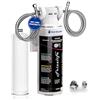 Frizzlife MK99 - Filtro dell'acqua sottocartolo, certificato NSF/ANSI 42&53&372, filtro acqua potabile, collegamento diretto con rubinetto della cucina, riduce piombo, cloro, metalli pesanti, limes