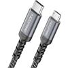 deleyCON 1m Cavo USB-C a Micro USB (Cavo di Ricarica e Dati per Dispositivi Micro USB) - per Controller PS4, Telefono, Smartphone, Tablet, Fotocamera ecc.