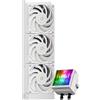 Thermalright TR Hyper Vision 360 ARGB Bianco CPU AIO Cooler, sistema di raffreddamento ad acqua PC 360, schermo LCD IPS con risoluzione 480 x 480, per AM4 / AM5; pompa ad alte prestazioni a schermo Intel