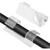 URAQT Clip di Cavi, 80 Pezzi Clip Fermacavi da Parete per Cavi Elettrici, Organizzatore di Cavi con Adesivo per Mouse, PC, Ufficio e Casa (M)