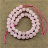 Perlin Pietre preziose da 8 mm e 6 mm, opache in pietra preziosa, grado A, pietre semipreziose satinate (quarzo rosa, 6 mm)